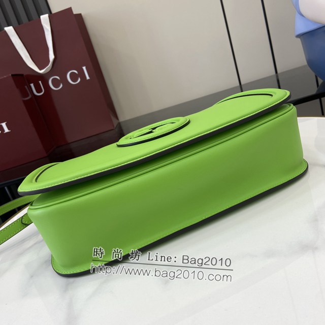 Gucci專櫃古馳最新款Blondie系列中號手提包原廠皮肩背女包 jh2109型號：815716